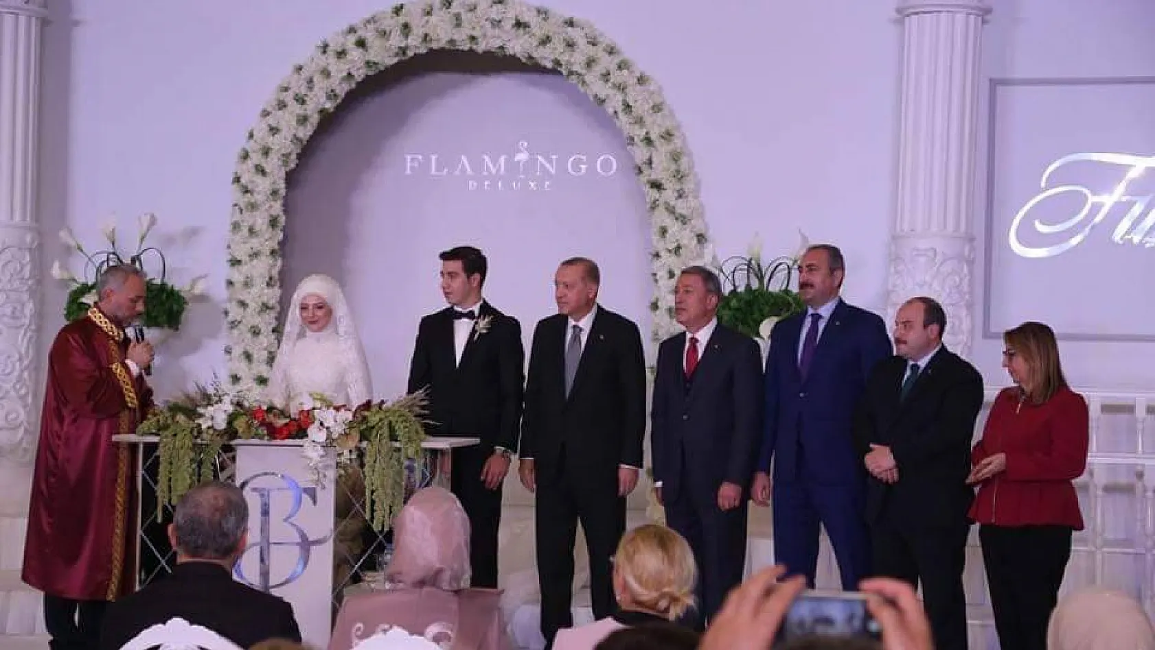 Cumhurbaşkanı Çelik ailesinin nikah şahidi oldu