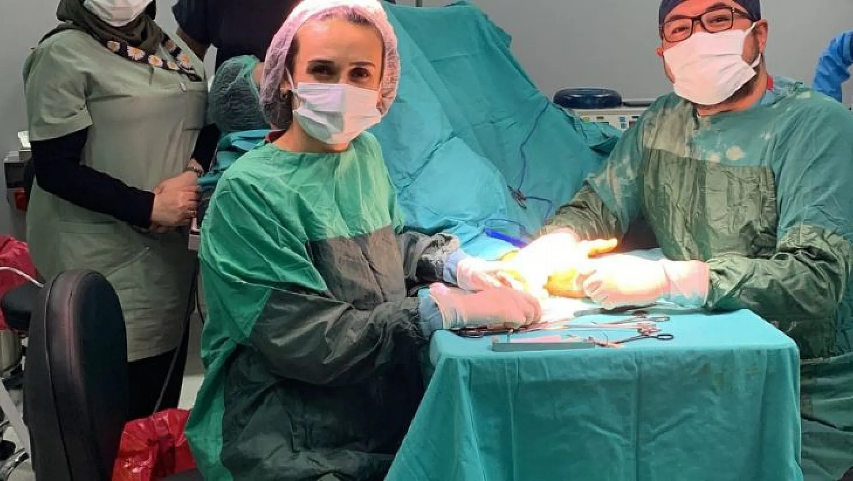 Develi'de ortopedi ve anestezi ekibi nöbete kaldı