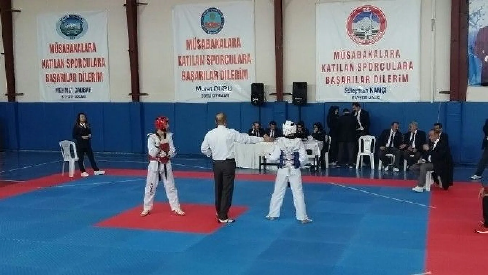 Develi'de 15 Temmuz Şehidi Murat Kocatürk Anısına Taekwondo Turnuvası Düzenledi