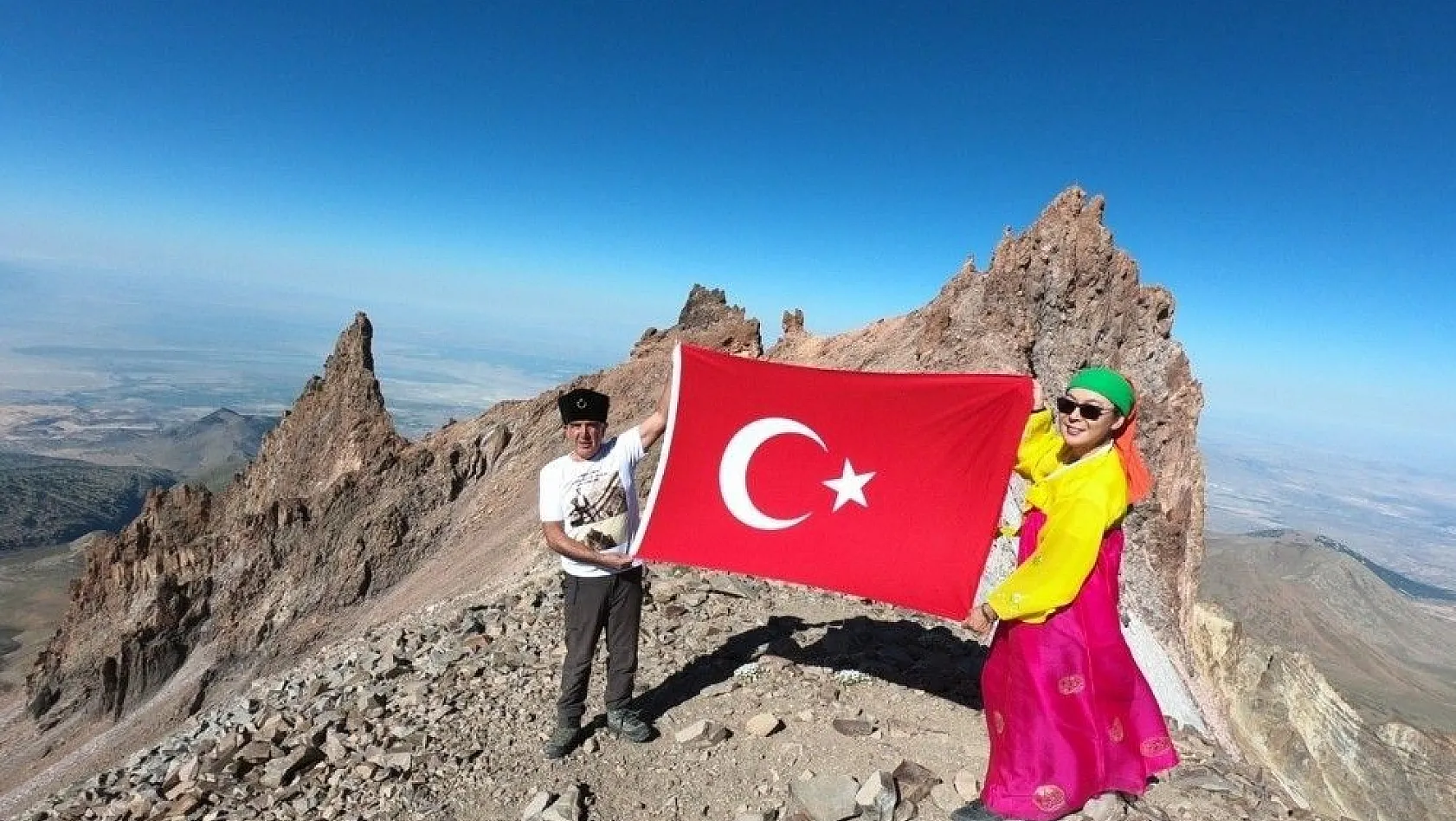 Erciyes Dağı'nda Türkiye-Kore kardeşliği