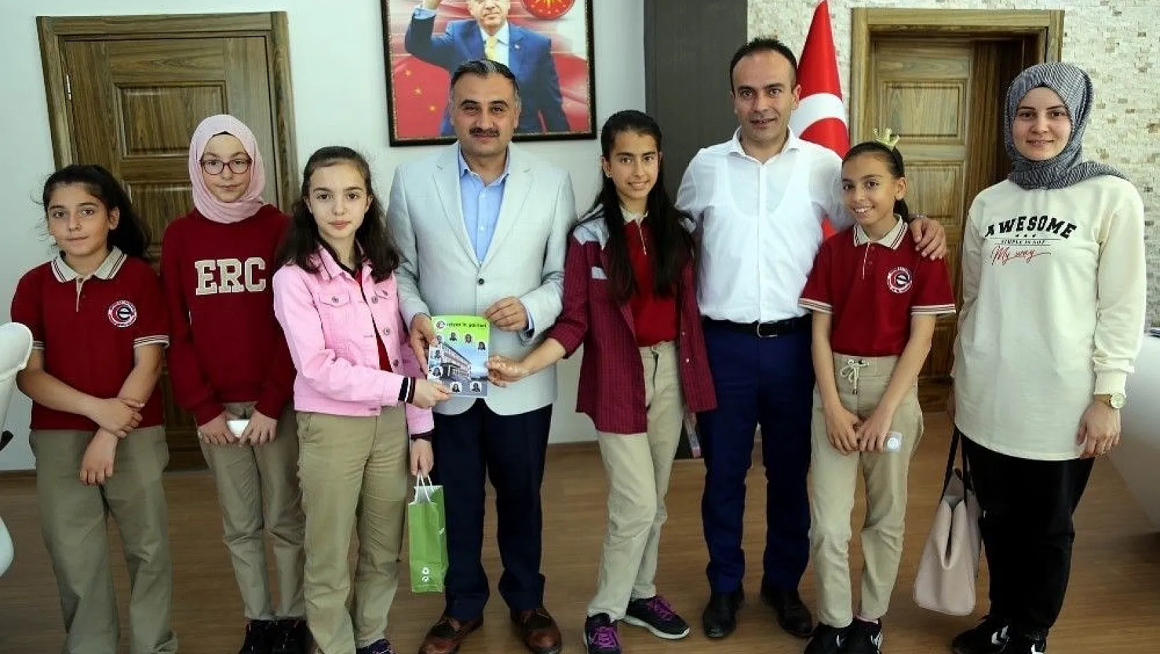 Erciyes'in şairlerinden Başkan Cabbar'a ziyaret
