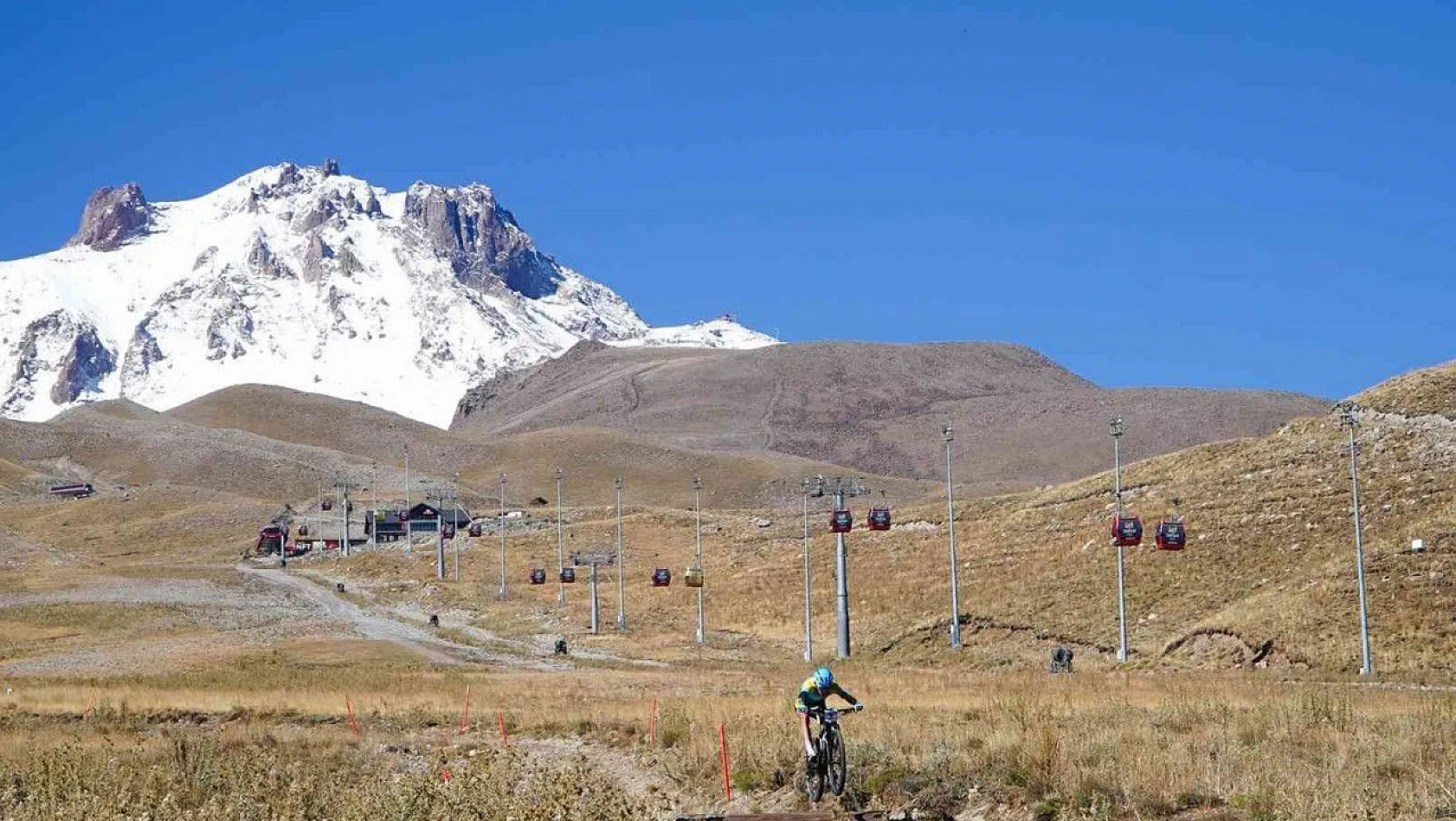 Erciyes'te Dağ Bisikleti heyecanı yaşandı