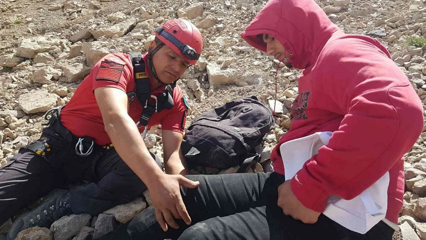 Dağcı Erciyes tırmanışında düşerek yaralandı