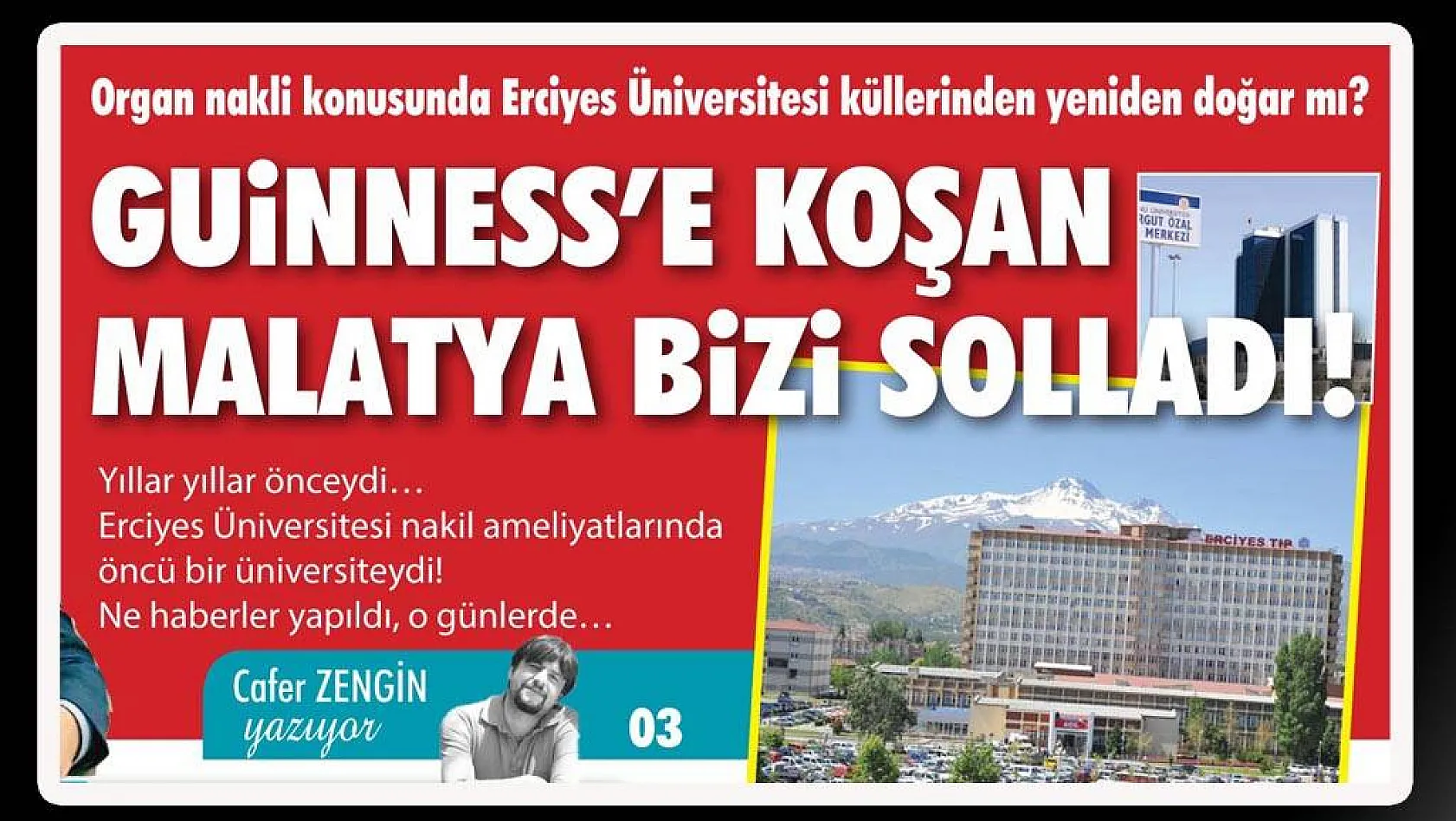 Erciyes Üniversitesine ne oldu?