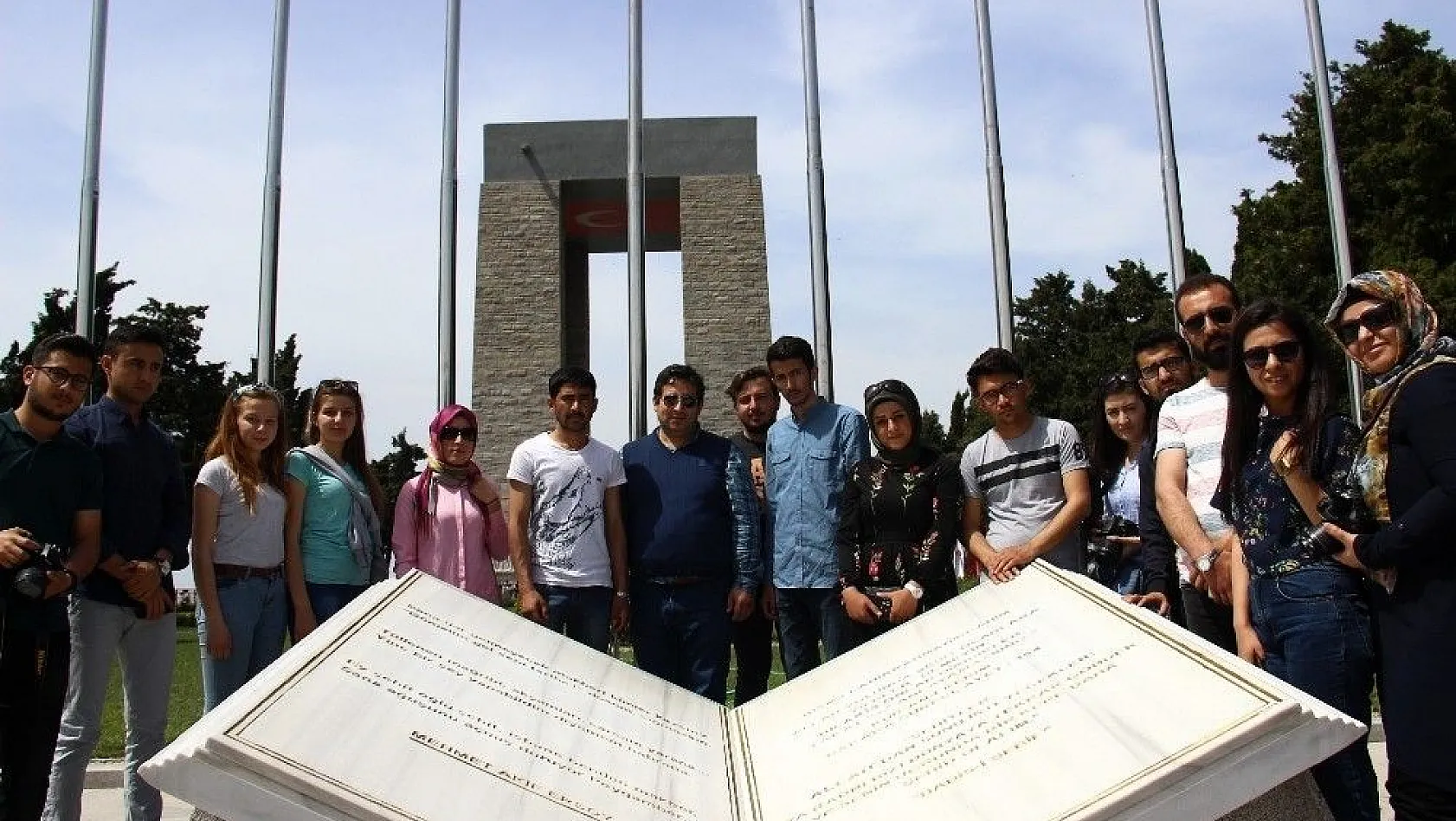 ERÜ'lü Yabancı Öğrenciler Çanakkale'ye Hayran Kaldı