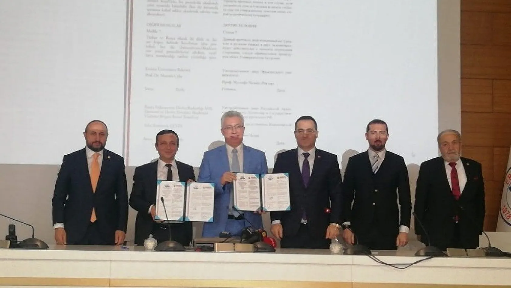 ERÜ, Rusya Devlet Başkanlığı Akademisi ile ön protokol imzaladı
