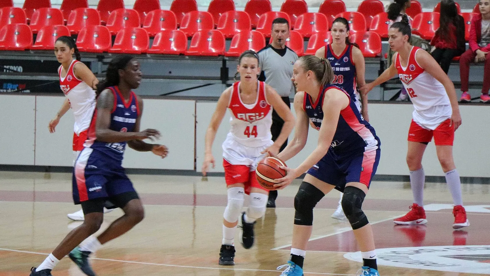 Eurocup Kadınlar: AGÜ: 67 - Basket 90 Gdynia: 62