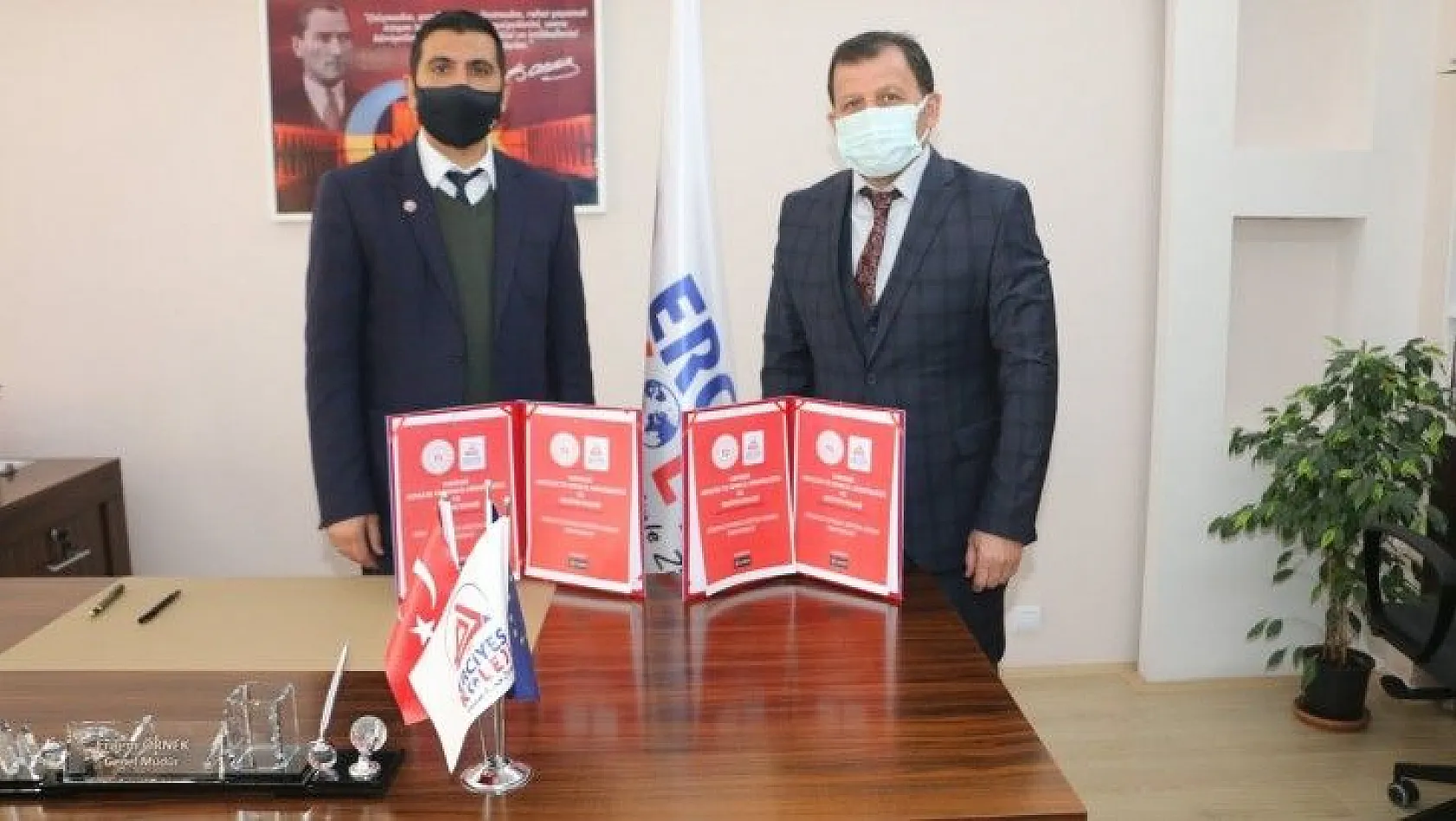 Gençlik ve Spor İl müdürlüğü ile Erciyes koleji arasında işbirliği protokolü imzalandı