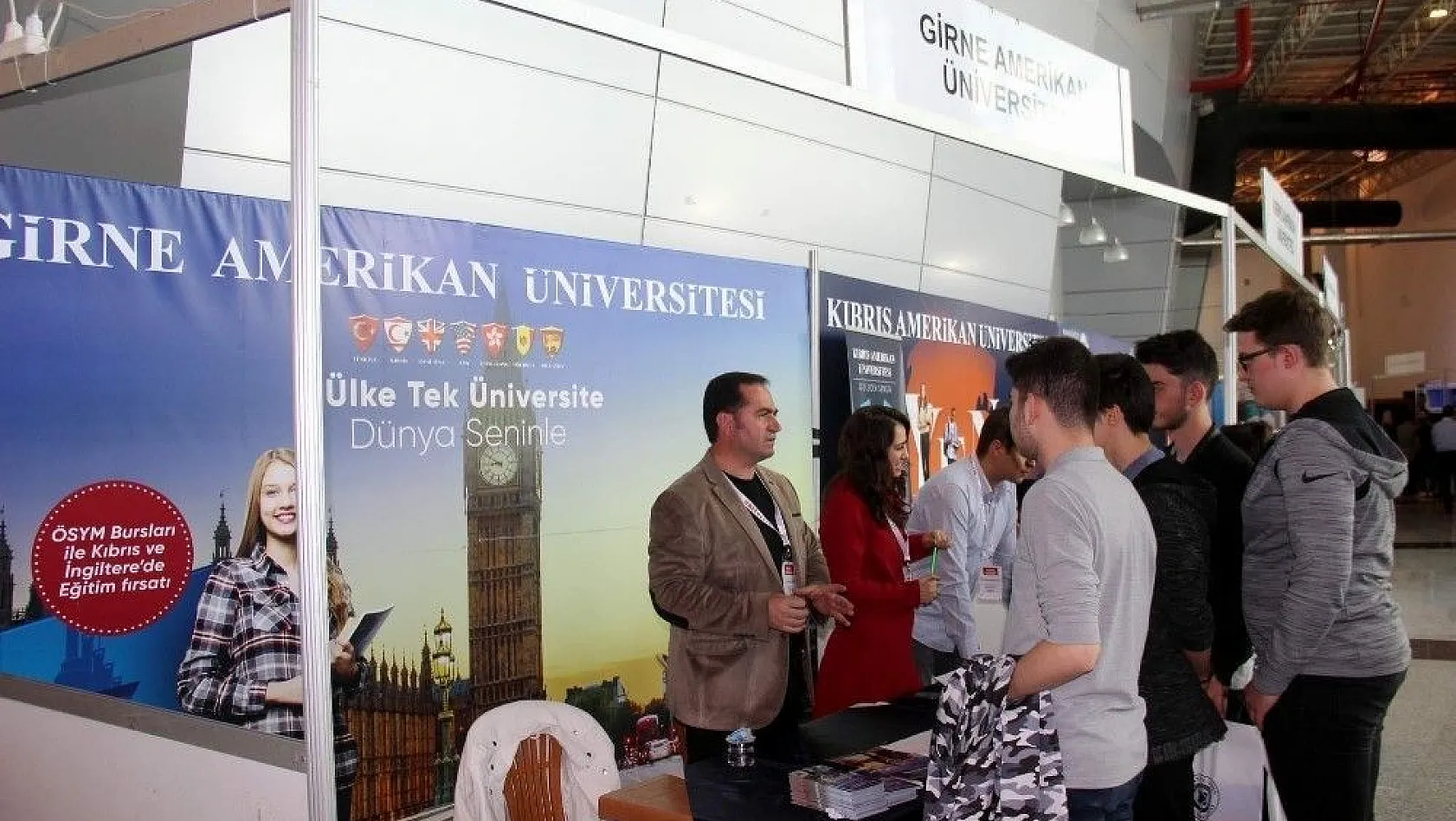 Girne ve Kıbrıs Amerikan Üniversiteleri Kayseri'de öğrencilerle buluştu
