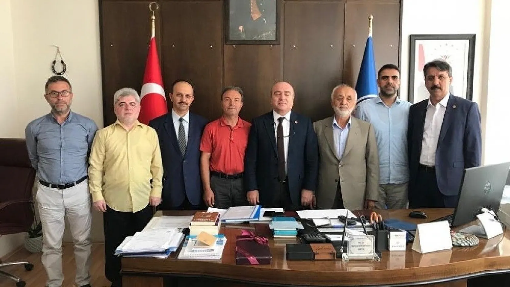 Gönüllü Kuruluşlar Erciyes ve Kayseri Üniversitelerinin rektörlerini ziyaret etti
