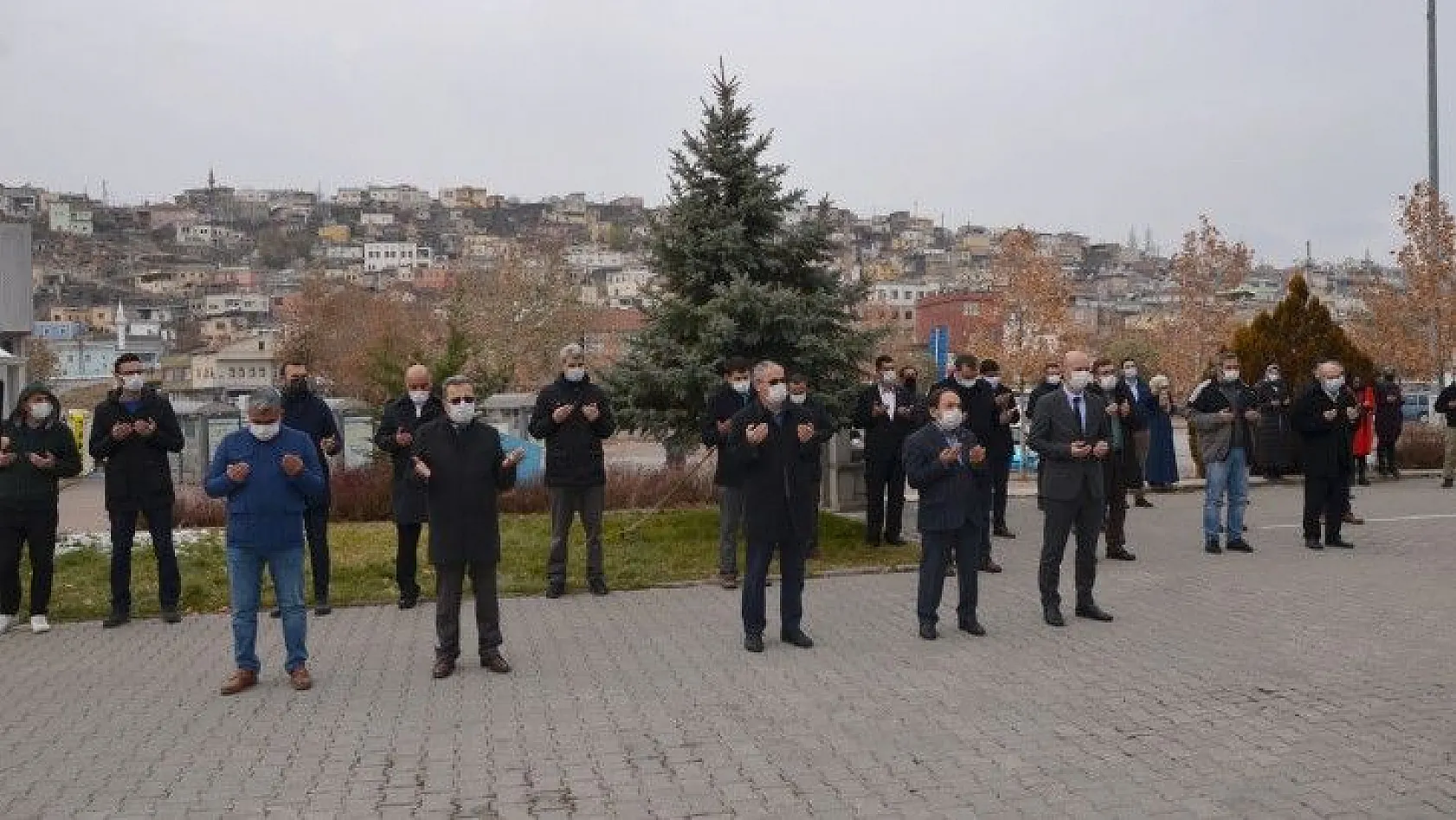 Hacılar'da Azeri askerler için dua edildi
