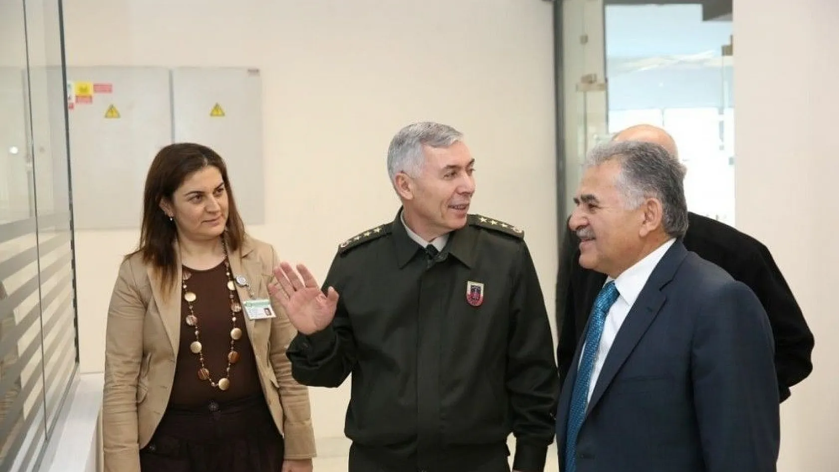 İl Jandarma Komutanı Jandarma Kıdemli Albay Bekmez Başkan Büyükkılıç'ı ziyaret etti