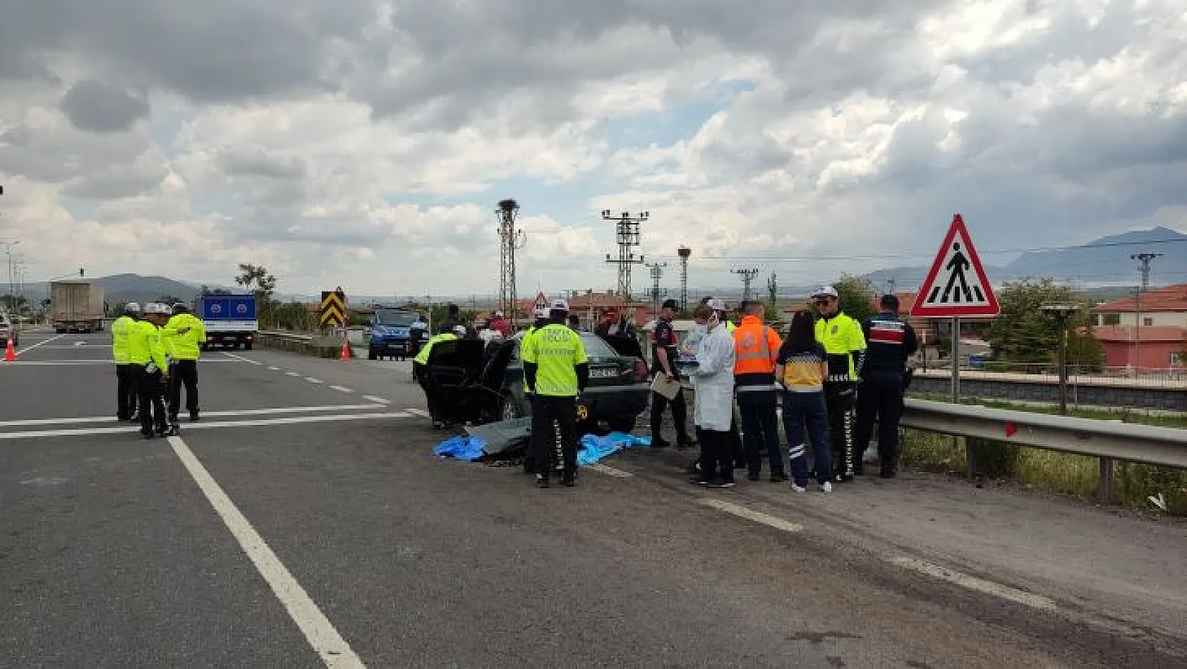 İncesu'da trafik kazası: 4 ölü, 1 ağır yaralı