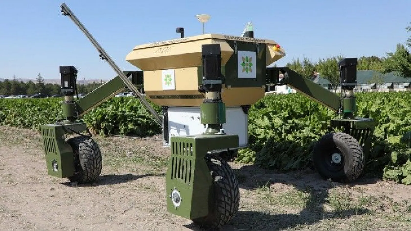 Bu da 'İnsansız tarım robotu'