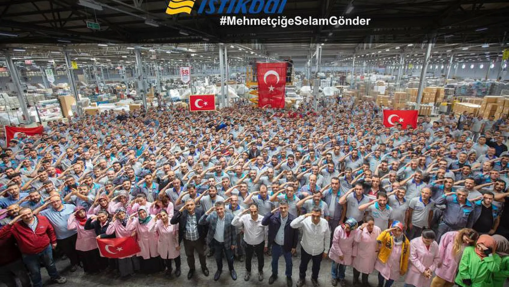 İstikbal Mobilya çalışanlarından Mehmetçiğe selam