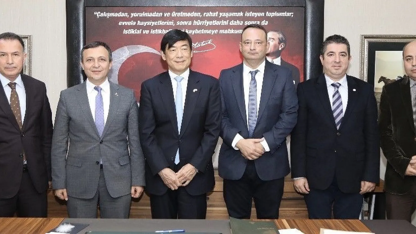Japonya'nın Ankara Büyükelçisi Miyajiami, Erciyes Üniversitesi'nde
