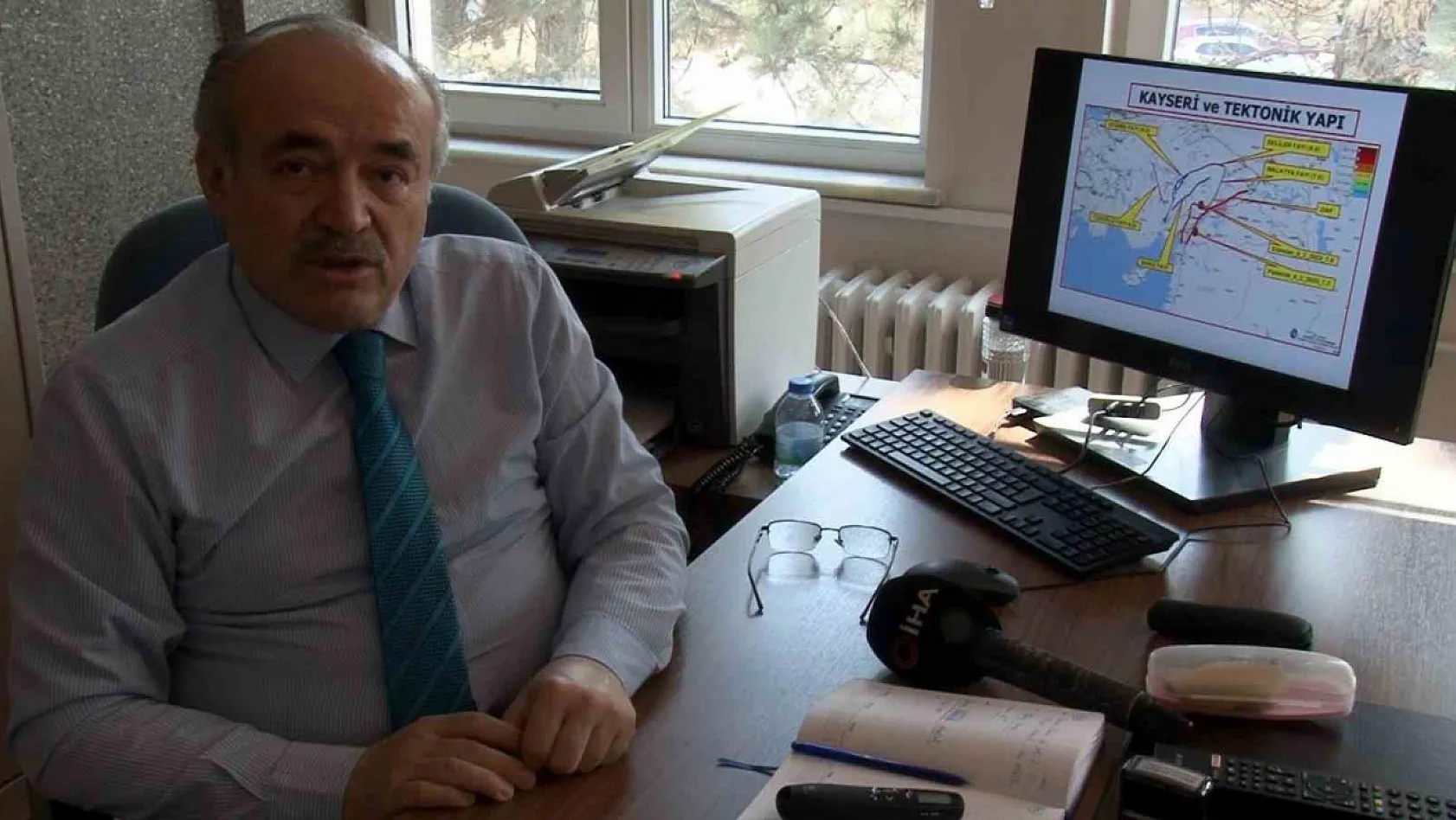 Jeoloji Mühendisi Evsen, Naci Görür'ü Kayseri'ye davet etti
