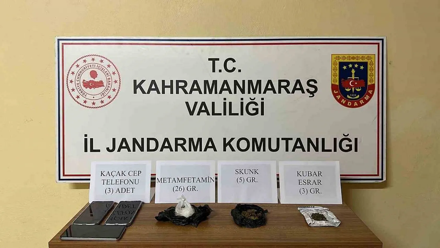Kahramanmaraş'ta 54 kişiye uyuşturucu kullanmaktan işlem yapıldı
