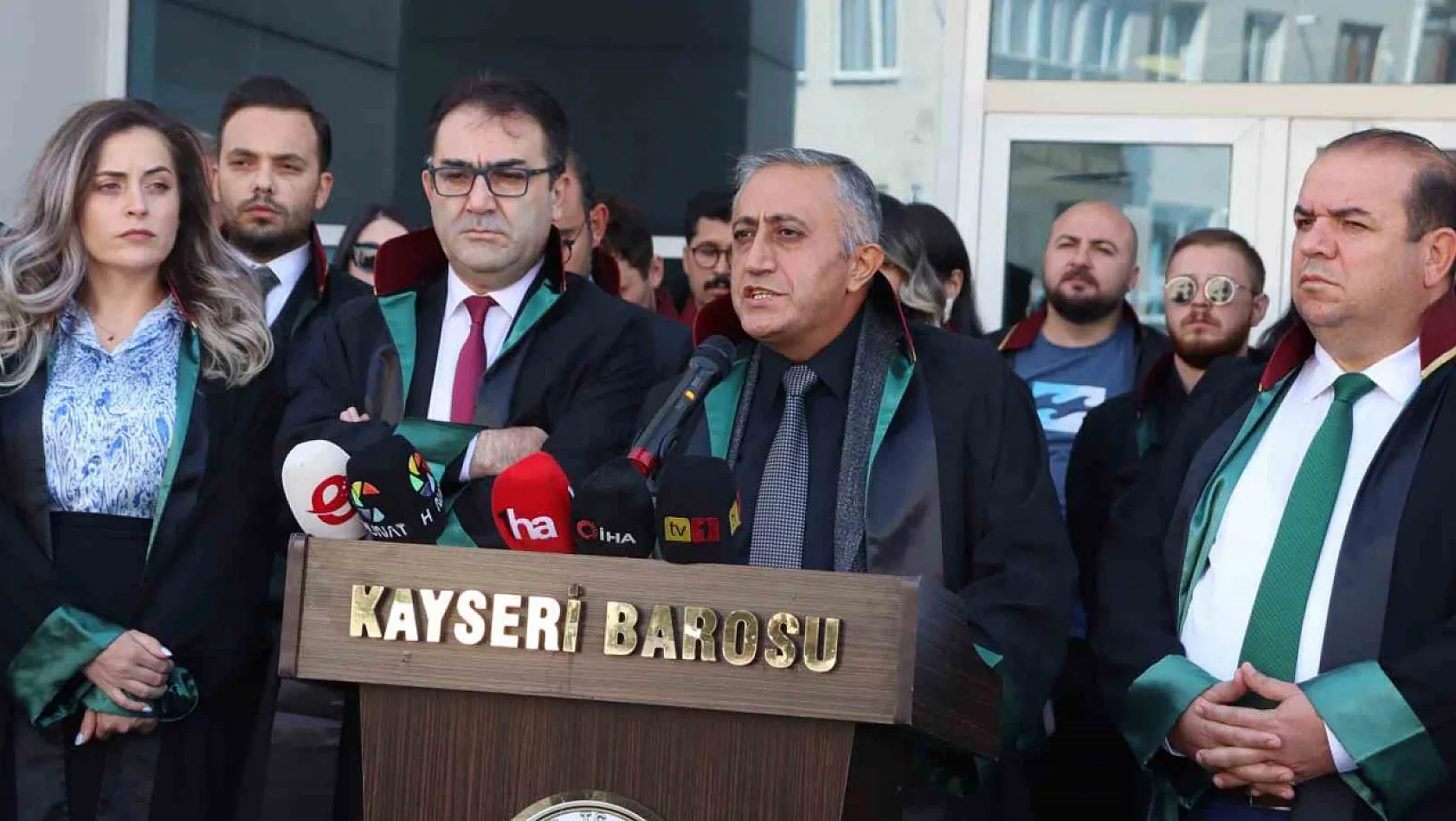 Kayseri Barosu'ndan avukatlara yönelik saldırılara tepki