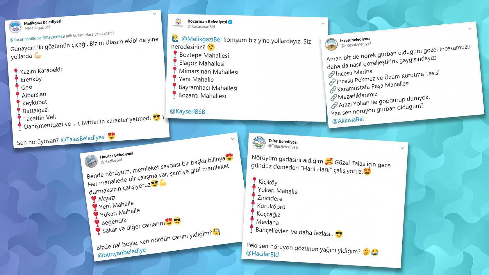 AK Partili Kayseri Belediyeleri sosyal medyada atıştı!