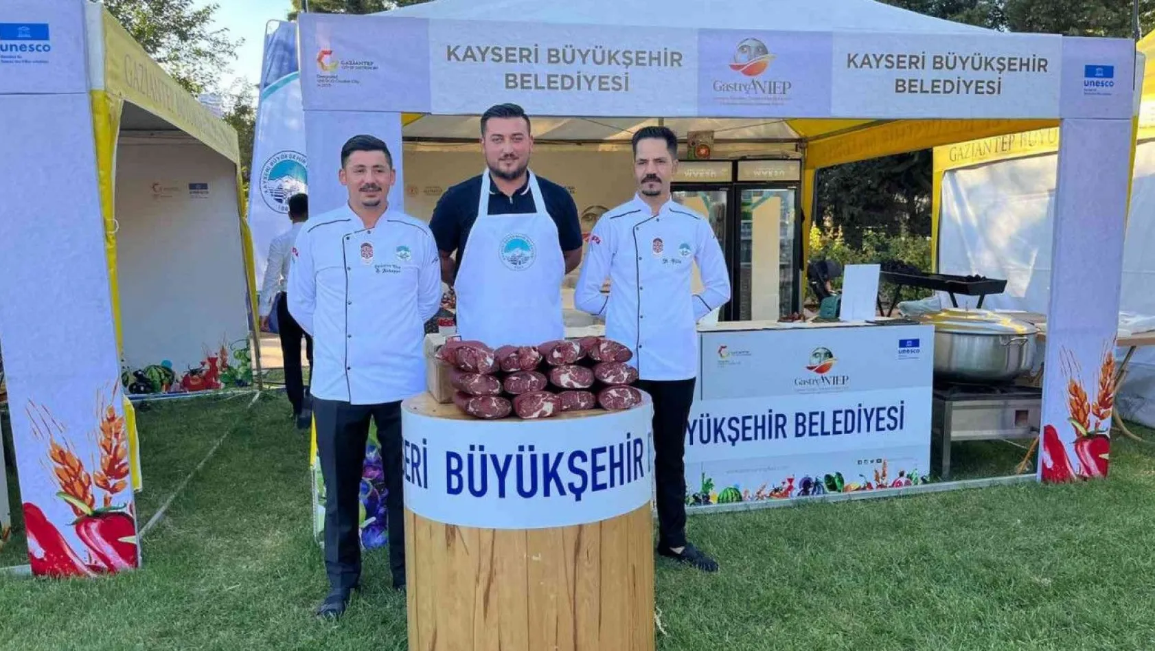 Kayseri Büyükşehir, Gastroantep Festivali'nde büyük ilgi gördü