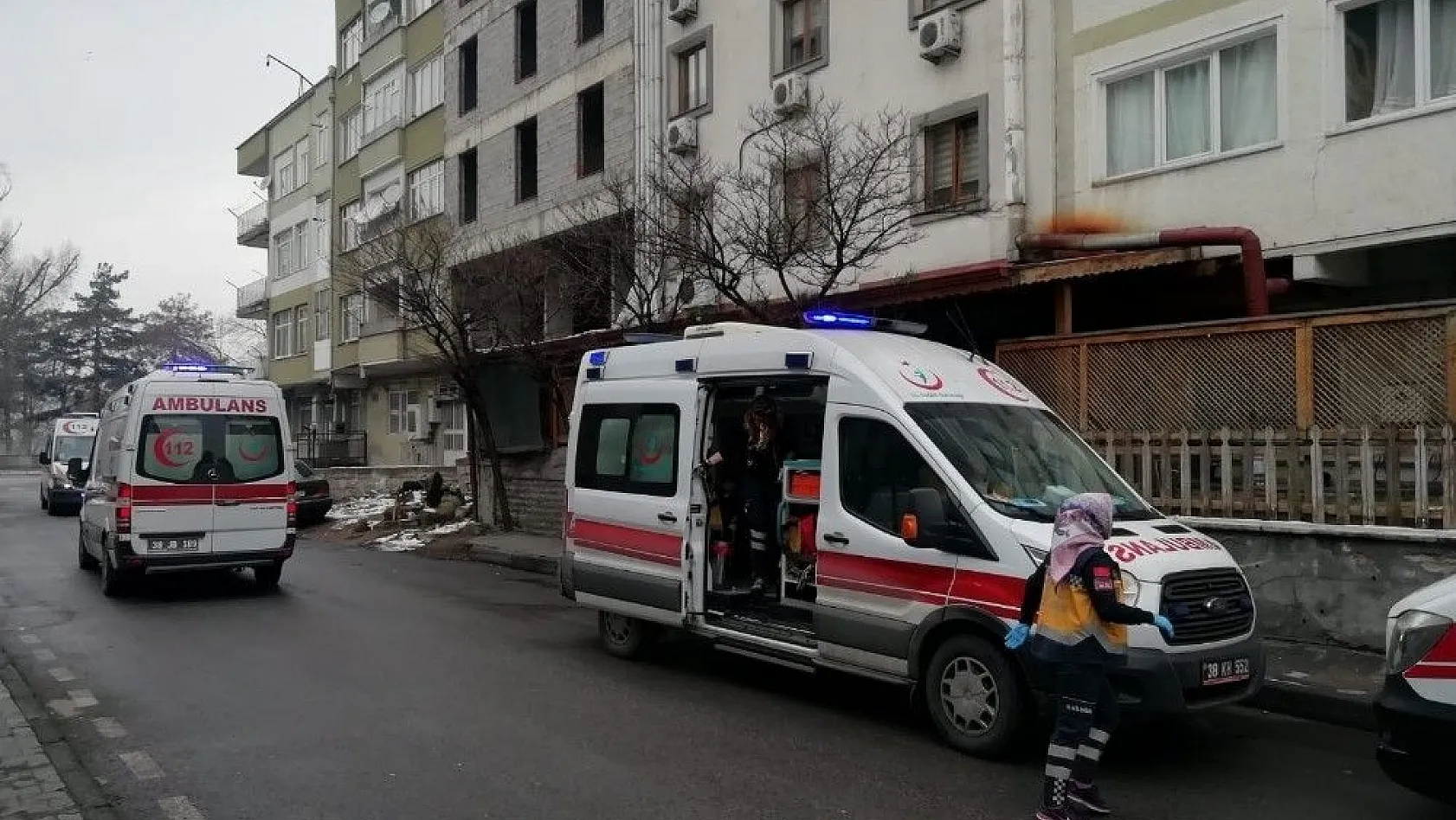Kayseri'de karbonmonoksit gazından 8 kişi zehirlendi