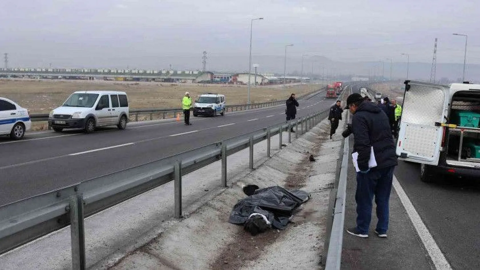 Kayseri'de üst üste feci kaza:1 ölü, 1 ağır yaralı
