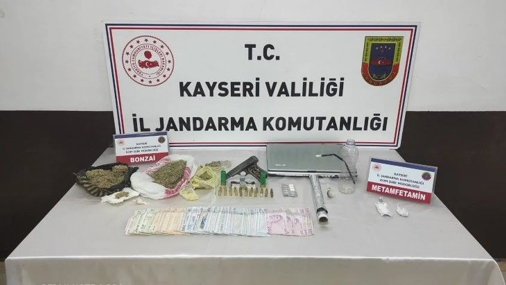 Kayseri'de uyuşturucu operasyonu! Gözaltılar var