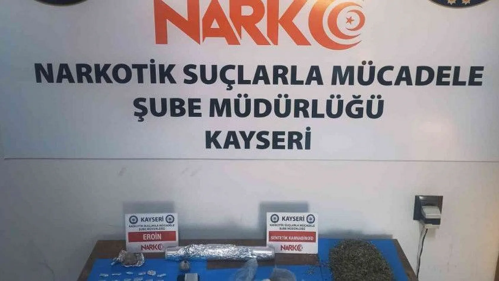 Kayseri'de eroin ve bonzai operasyonu: 4 gözaltı