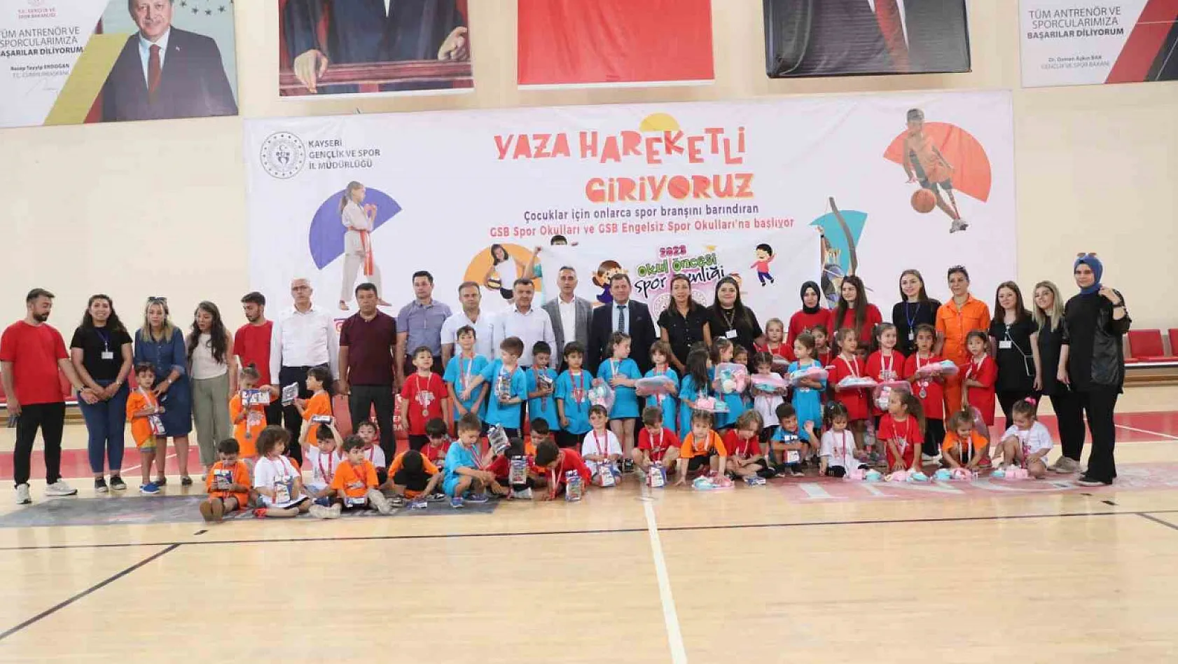 Kayseri'de Yaz Spor Okulları'nın açılışı yapıldı!