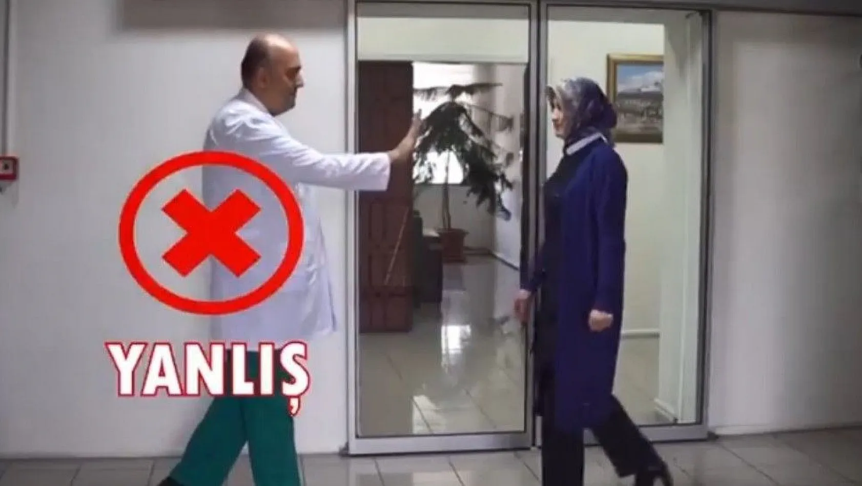 Kayseri Devlet Hastanesi korunma tedbirleri ile ilgili doğru ve yanlış bilinenlerin anlatıldı kısa video yayınladı