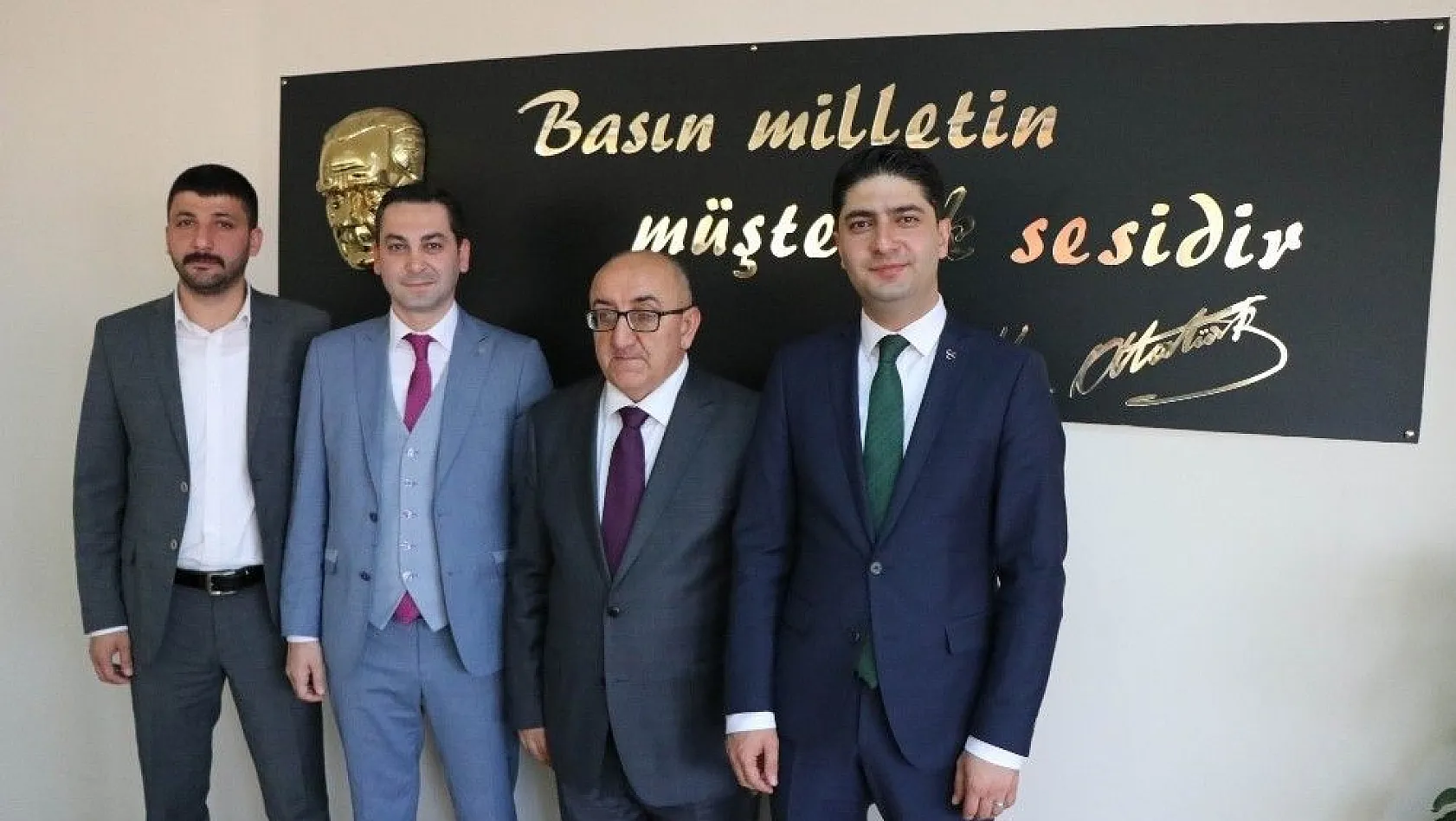 Kayseri Gazeteciler Cemiyeti'ne ziyaretler sürüyor
