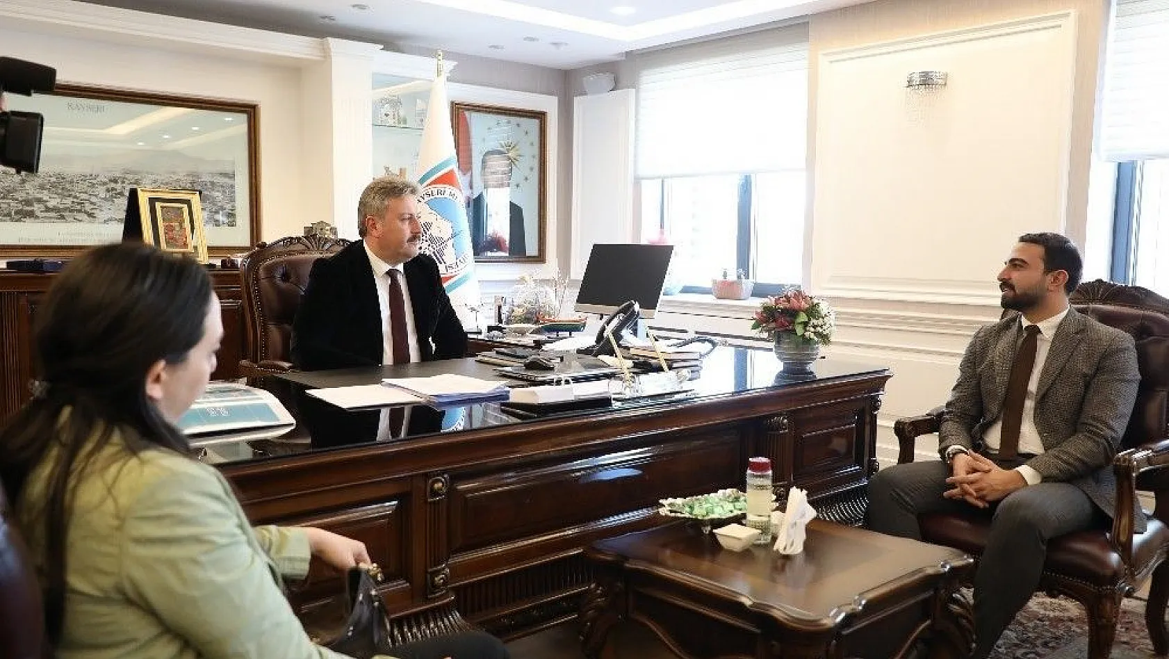Kayseri Mimarlar Odası'ndan Başkan Palancıoğlu'na Ziyaret
