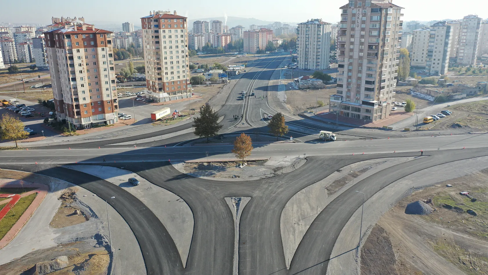 Kayseri'nin 25 milyonluk alternatif yolda sona yaklaşıldı