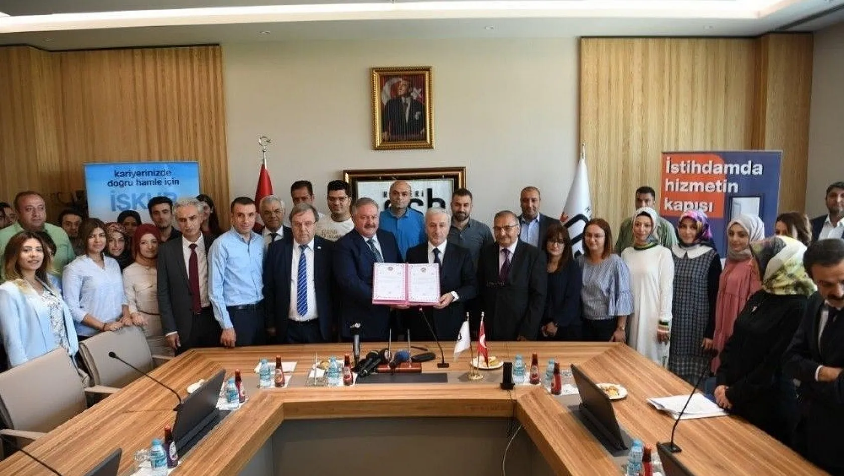 Kayseri OSB ile İŞKUR arasında 'İşbaşı Eğitim Programı İşbirliği Protokolü' imzalandı
