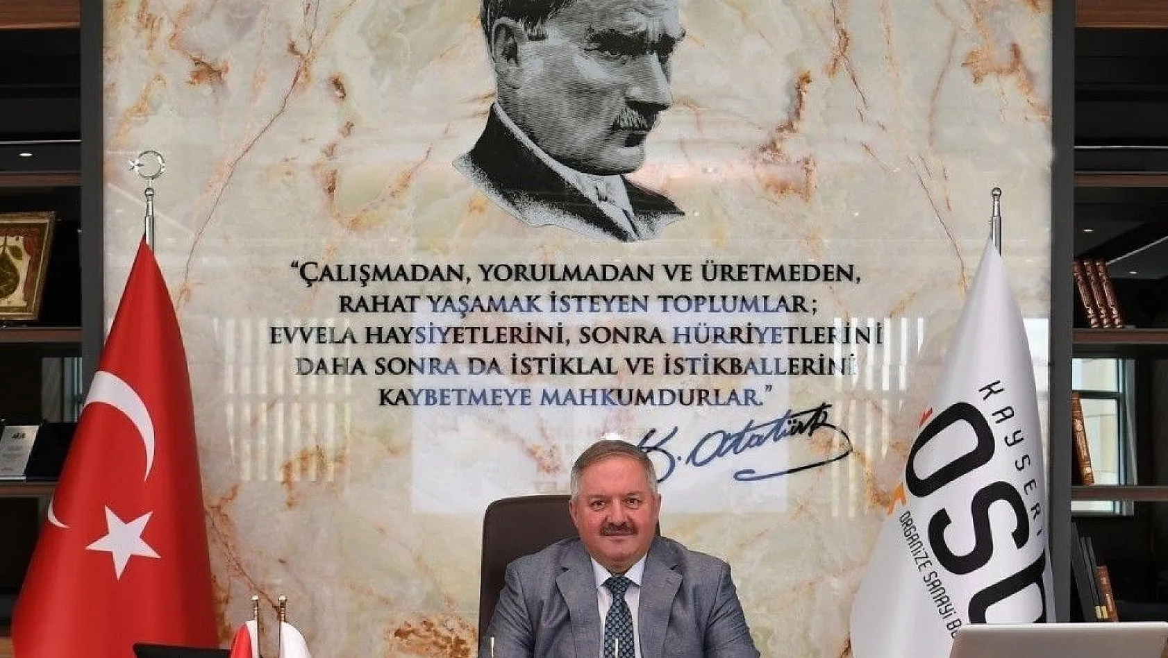 Kayseri OSB Yönetim Kurulu Başkanı Tahir Nursaçan'dan Gaziler Günü Mesajı
