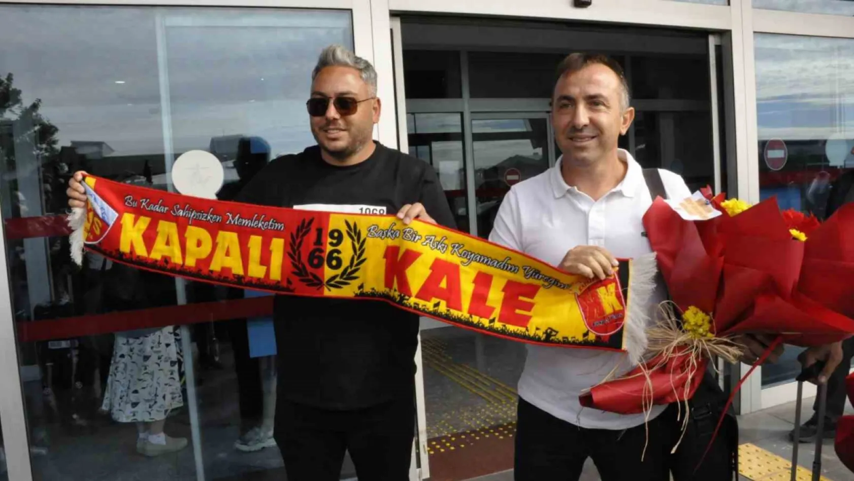 Kayserispor'un yeni Teknik Direktörü Recep Uçar, Kayseri'ye geldi