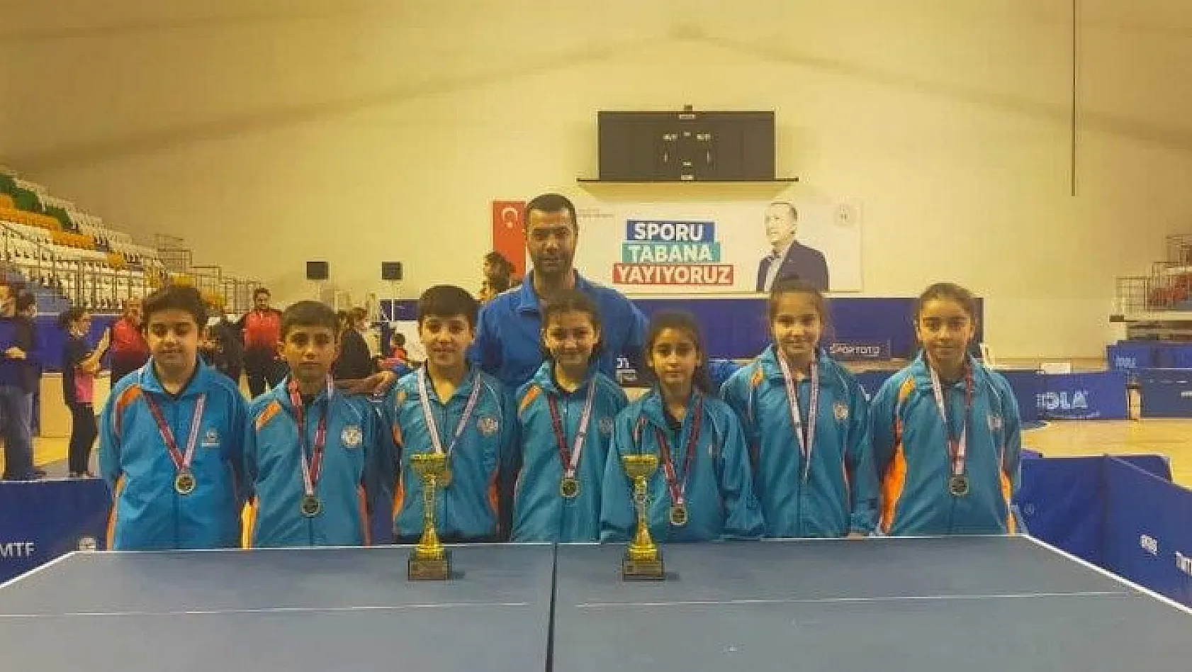Kocasinan'ın Masa Tenisi Takımları, hep Türkiye şampiyonu