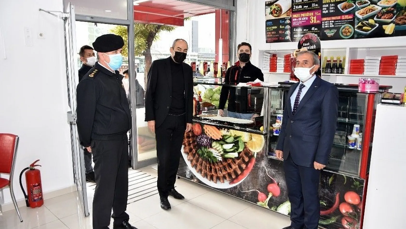 KTO Başkanı Gülsoy ile İl Jandarma Komutanı Çelik'ten koronavirüs denetimi
