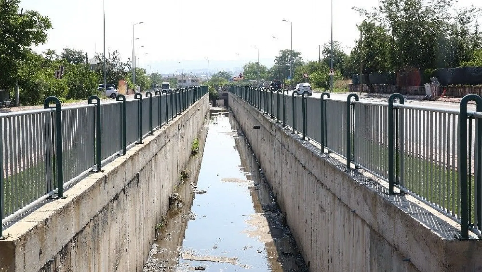 Melikgazi'nin taşkın su kanalları şehrin sigortası oldu
