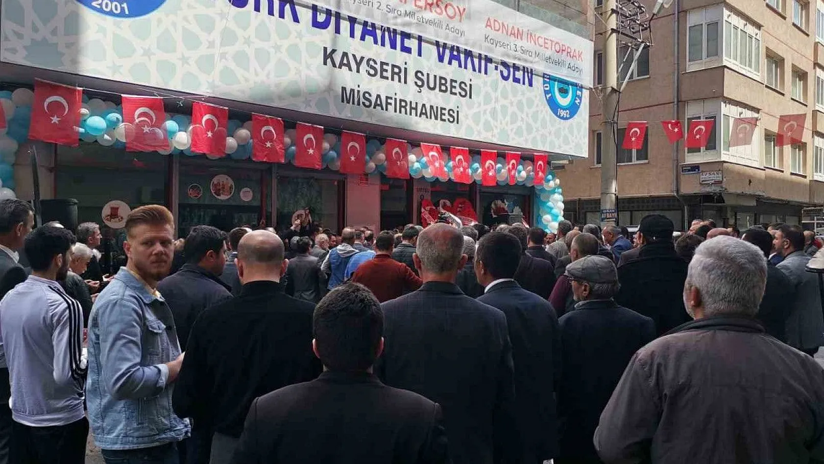Türk Diyanet Vakıf Sen Kayseri Şubesi ve Misafirhanesi Açıldı