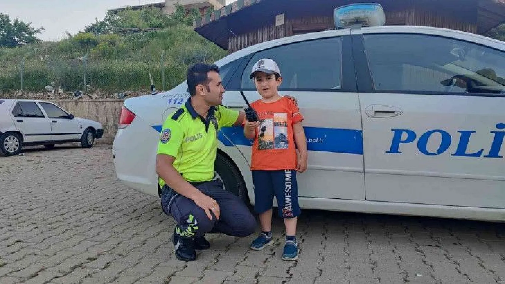 Minik Serdar Utku'nun polislik hayali gerçek oldu