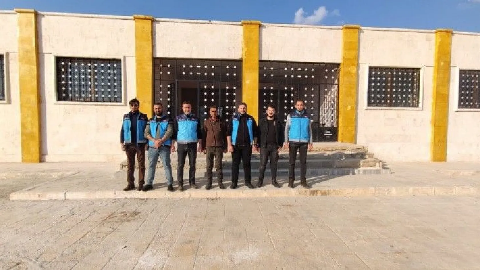 MTTB'nin Suriye'deki Türkçe eğitim verecek okulun yapımına katkısı sürüyor