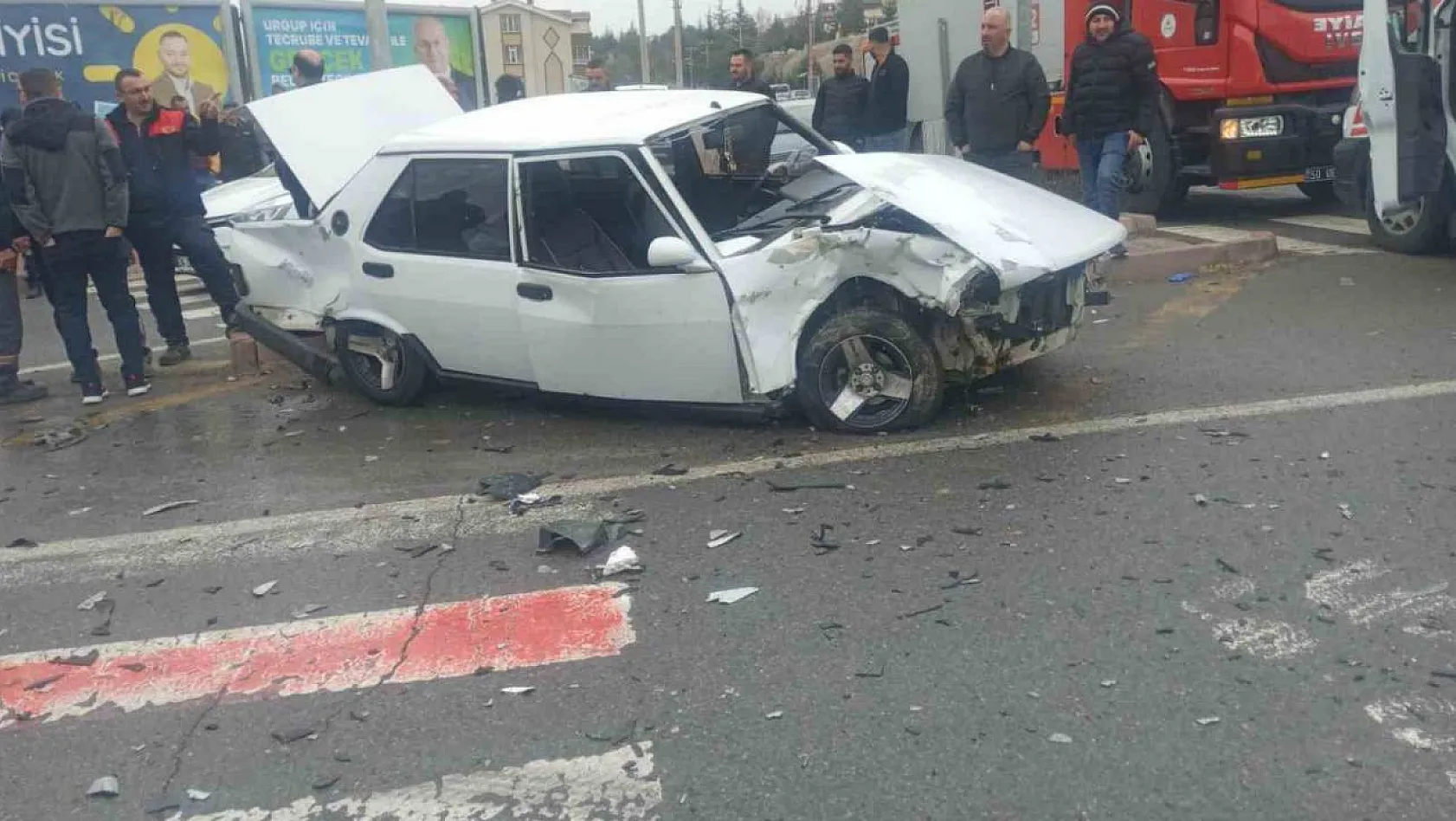 Nevşehir'de trafik kazası: 4 yaralı