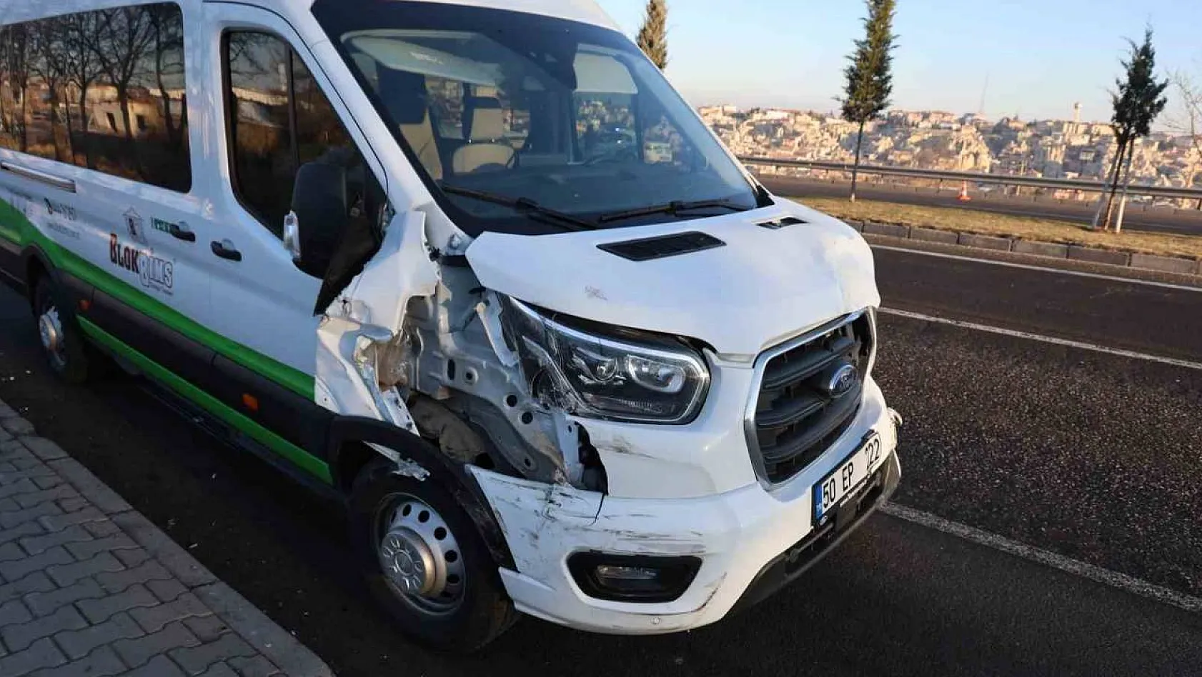 Nevşehir'de zincirleme trafik kazası: 1 yaralı