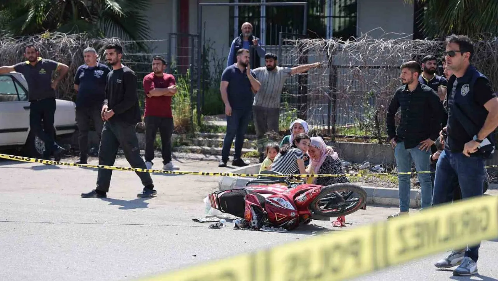 Adana'da motosiklet kazası