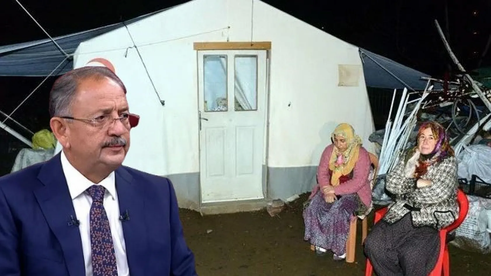 Özhaseki açıkladı: Şehit ailesi neden çadırda yaşıyordu?