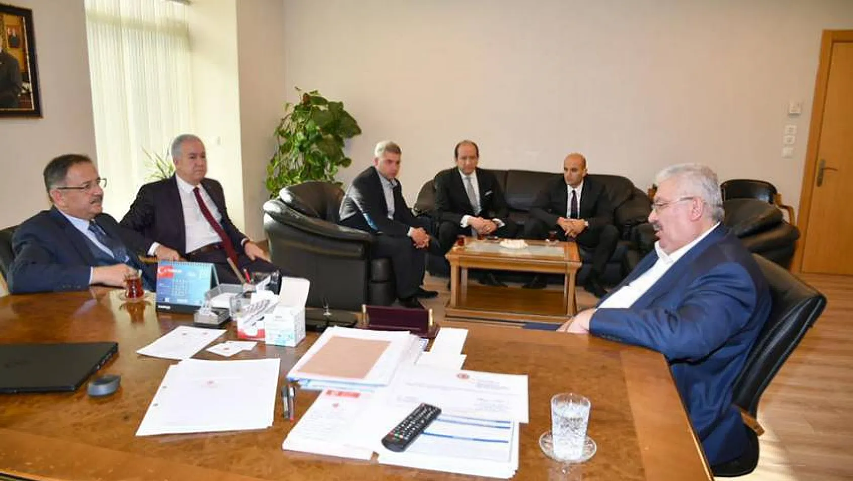 Özhaseki'den MHP Genel Başkan Yardımcısı Yalçın'a taziye ziyareti
