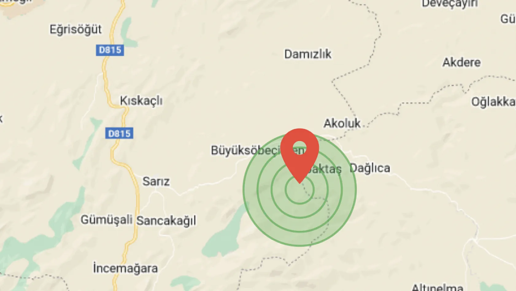 Sarız'da bir günde 4 deprem