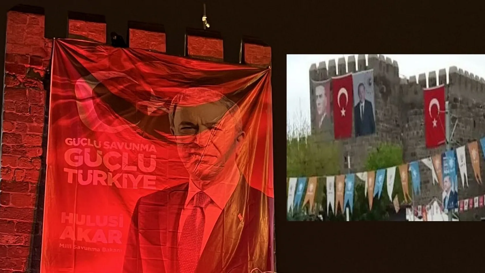 Seçim Kurulu'ndan 'Cumhurbaşkanı Erdoğan ve Hulusi Akar' kararı! O pankartlar kaldırılıyor...